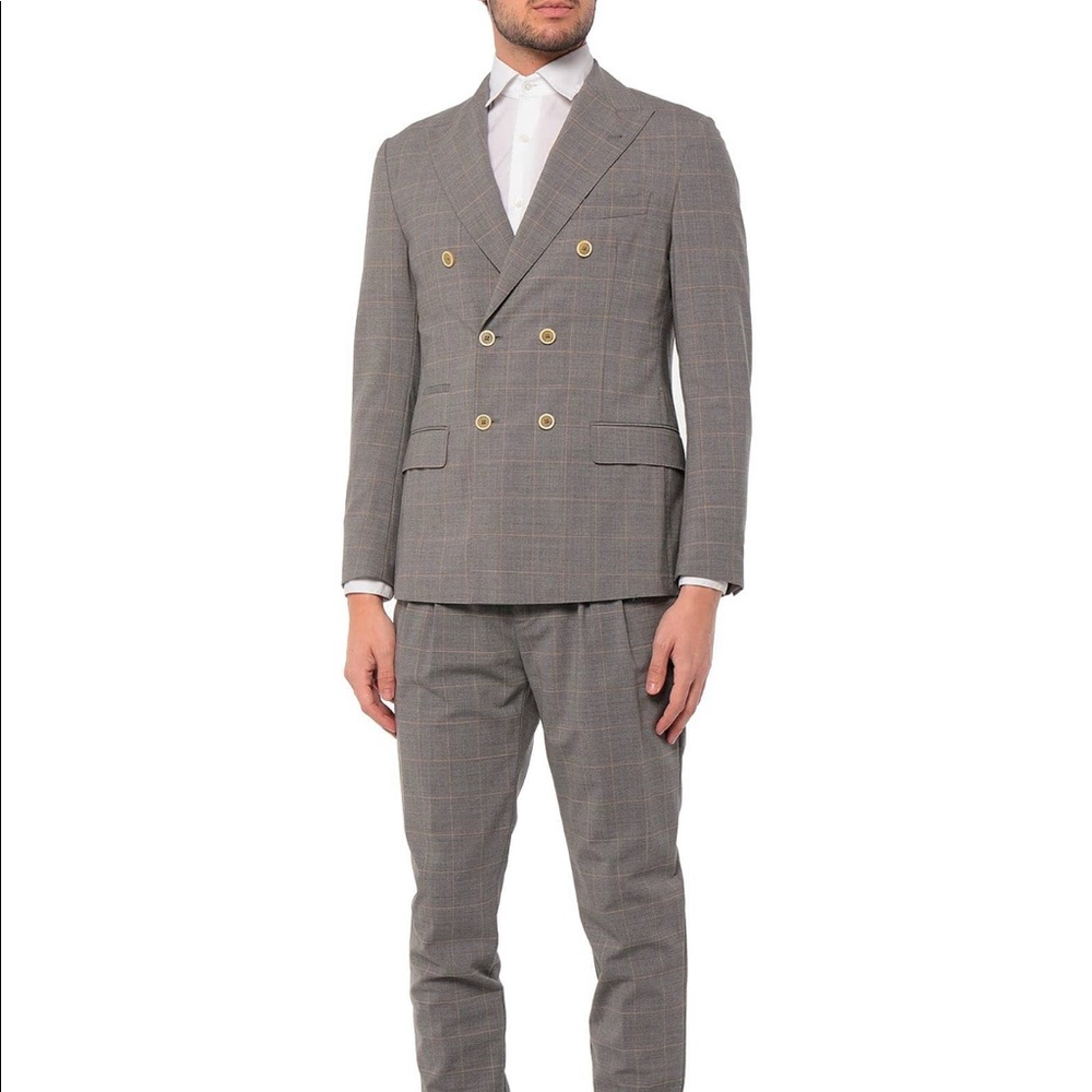Eleventy double breasted wool suit
